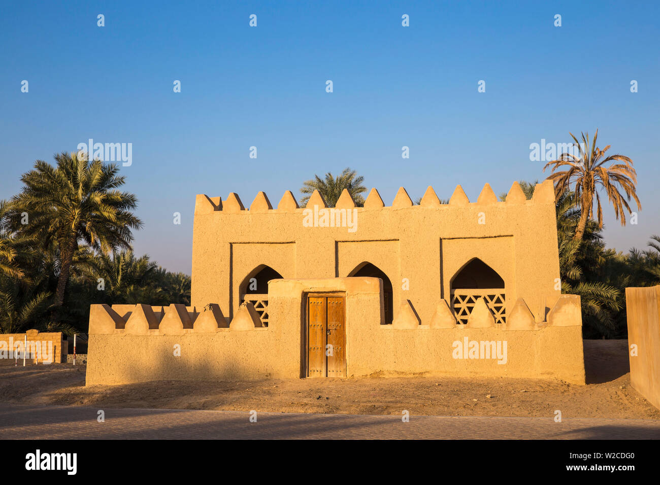 United Arab Emirates, Abu Dhabi, Al Ain, Hili, Ancient mosque Stock Photo