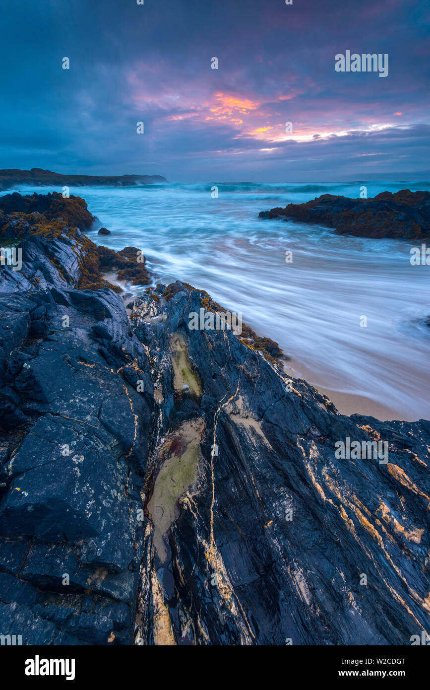 UK, Scotland, Argyll and Bute, Islay, Saligo Bay Stock Photo