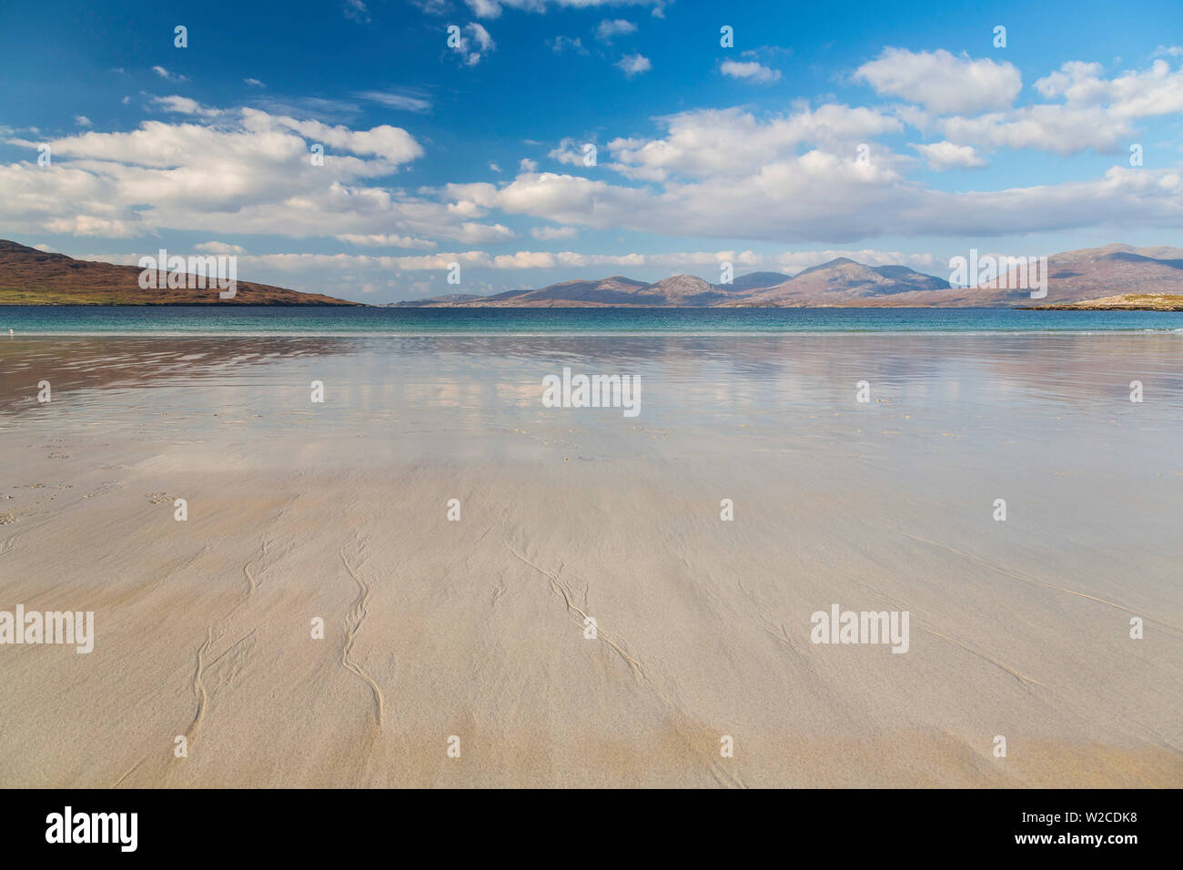 Beach, Luskentyre, Isle of Harris, Outer Hebrides, Scotland, UK Stock Photo