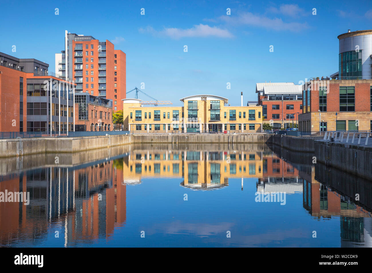 United Kingdom, Northern Ireland, Belfast, Clarendon Dock Stock Photo