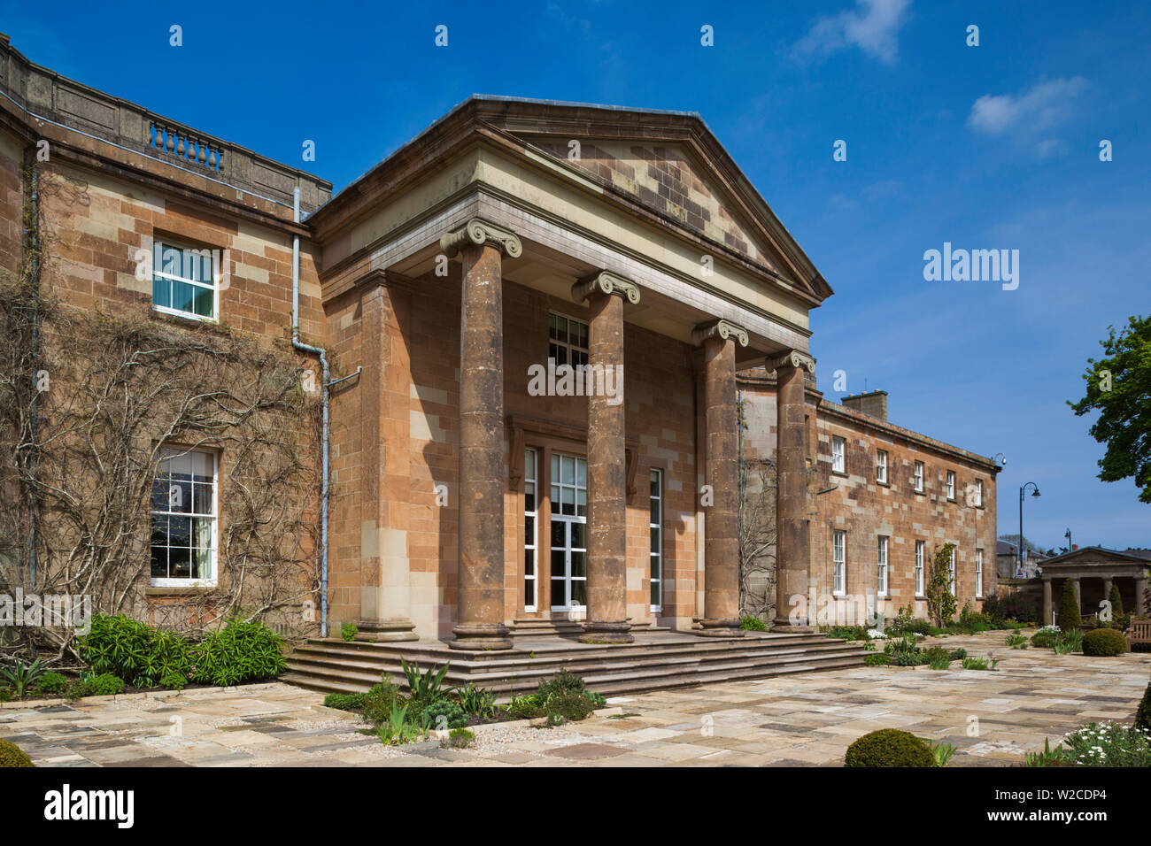 UK, Northern Ireland, County Down, Hillsborough, Hillsborough Castle, HM the Queen's official residence in Northern Ireland, exterior Stock Photo