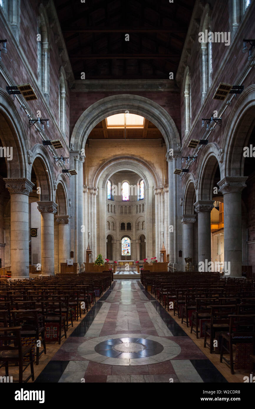 UK, Northern Ireland, Belfast, St. Anne's Cathedral, interior Stock