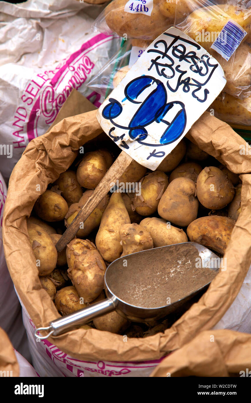 Jersey Royal Potatoes, Jersey, Channel Islands Stock Photo - Alamy