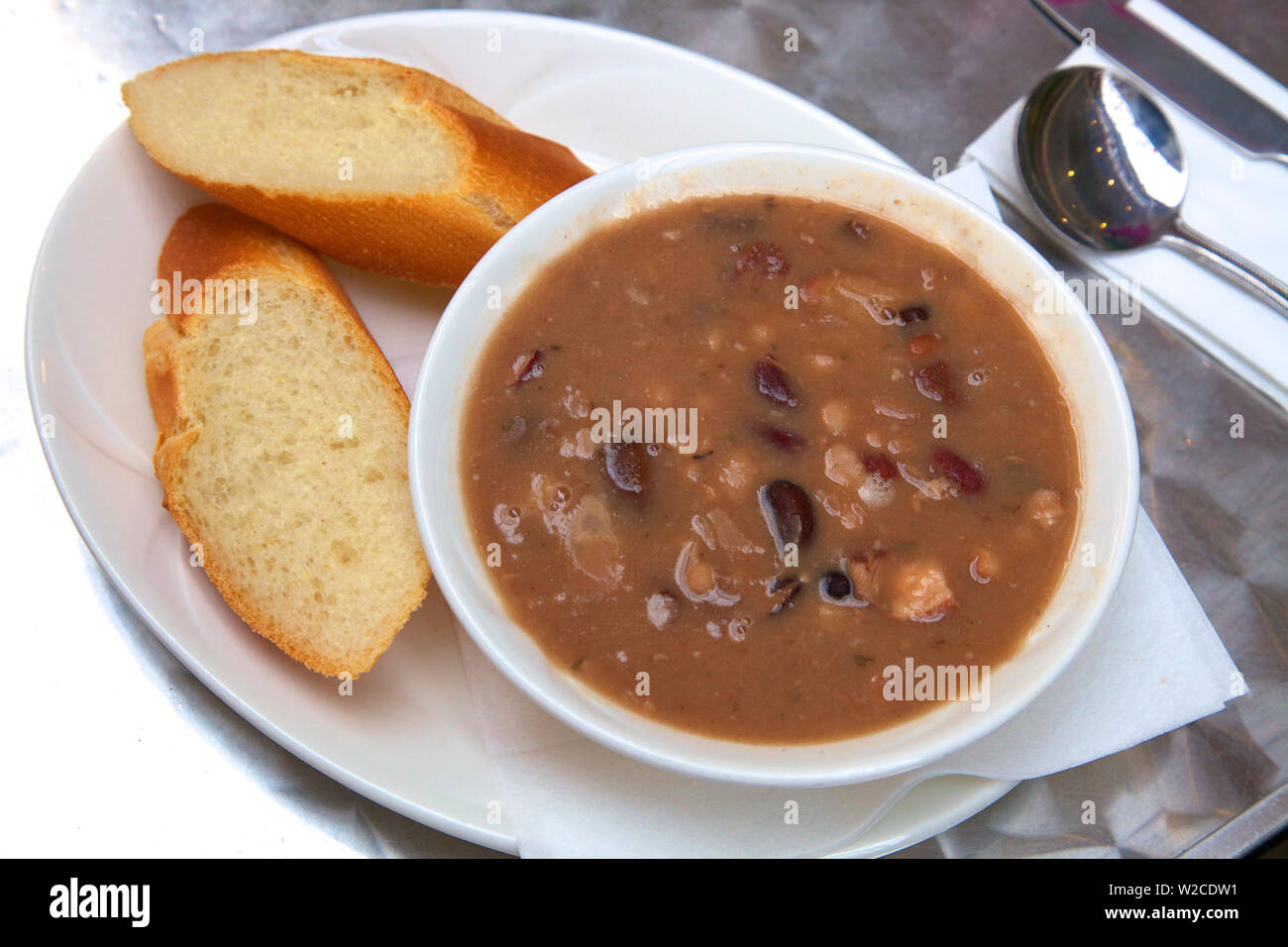 Traditional Bean Crock, Jersey, Channel Islands Stock Photo