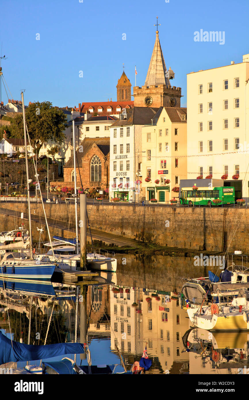 St peter port is the capital of guernsey hires stock photography and