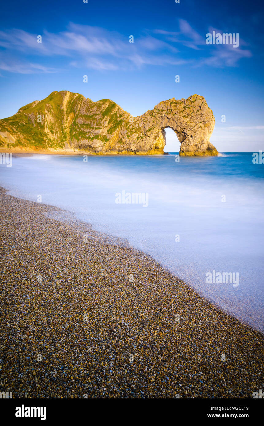 UK, Dorset, Jurassic Coast, Durdle Door rock arch Stock Photo