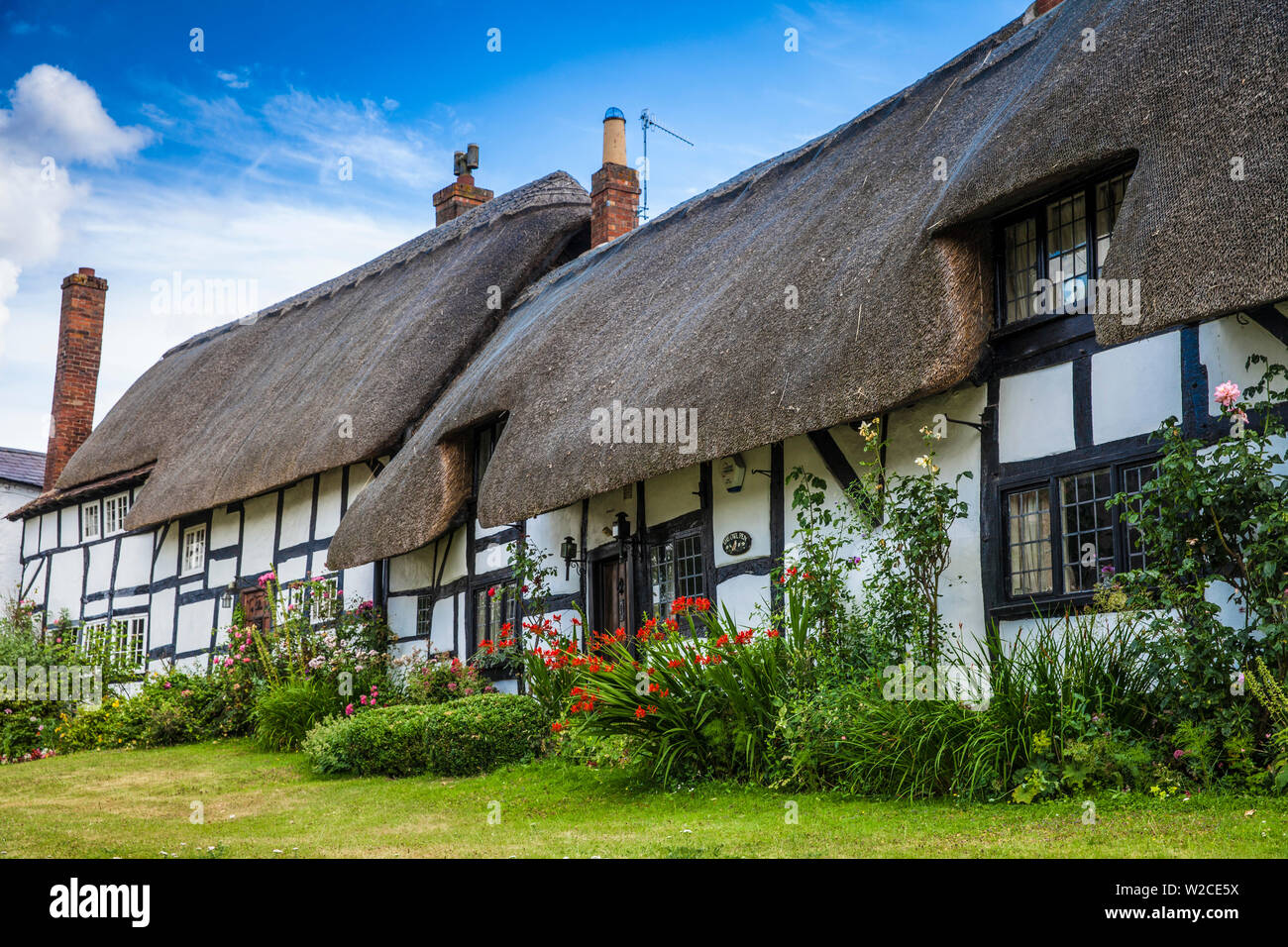 UK, England, Warwickshire, Village of Welford-on-Avon near Stratford-upon-Avon Stock Photo