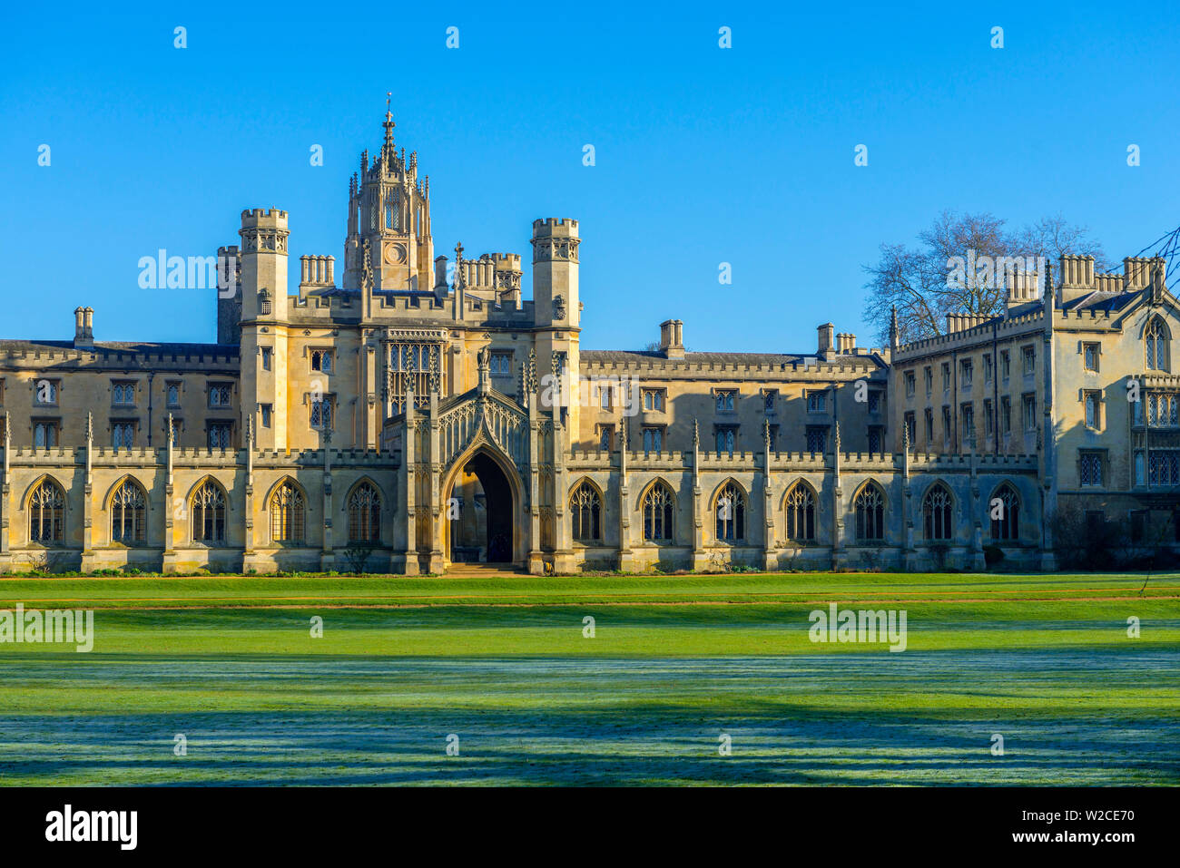 UK, England, Cambridge, University of Cambridge, St. John's College Stock Photo