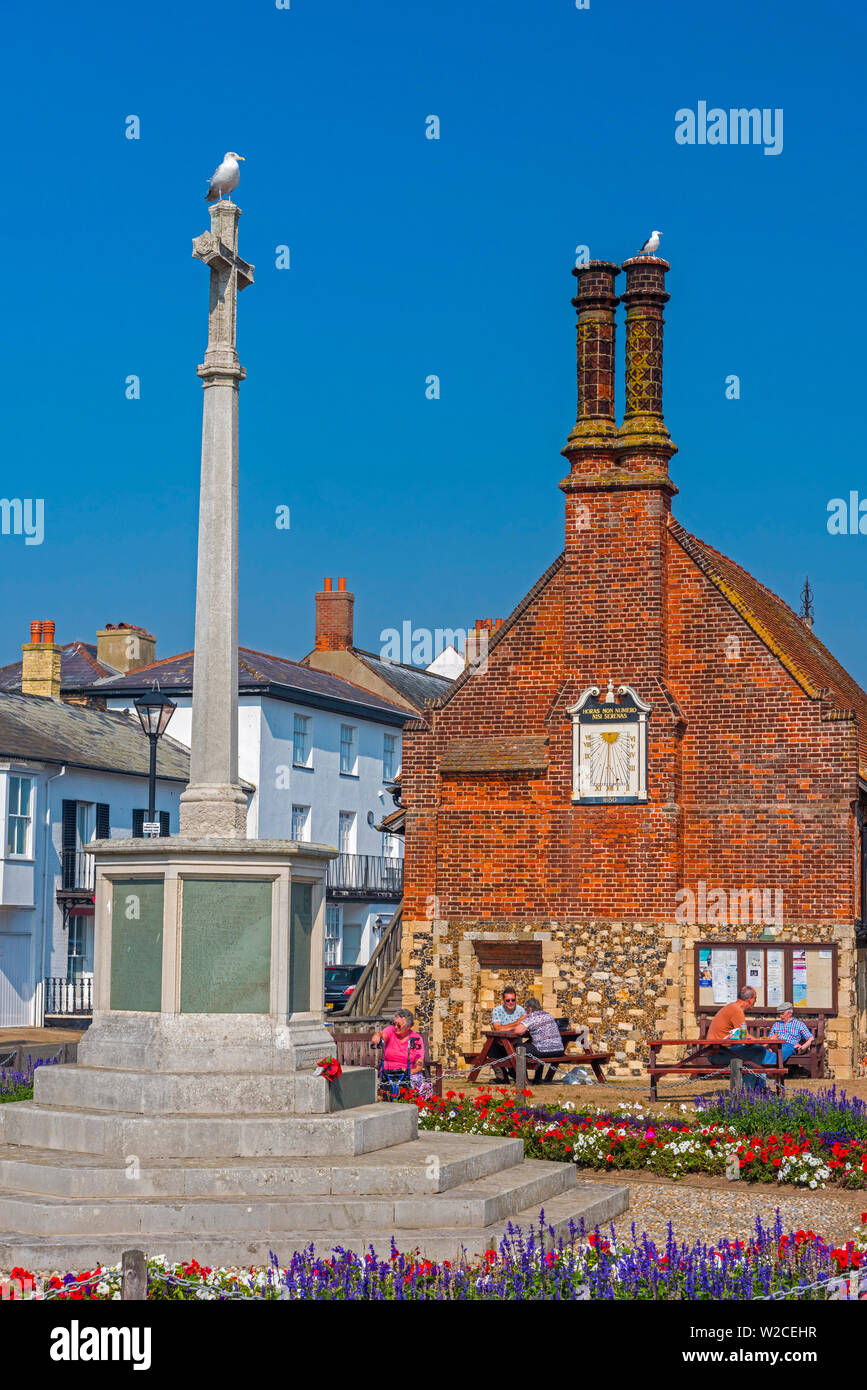 UK, England, Suffolk, Aldeburgh, Aldeburgh Moot Hall Stock Photo