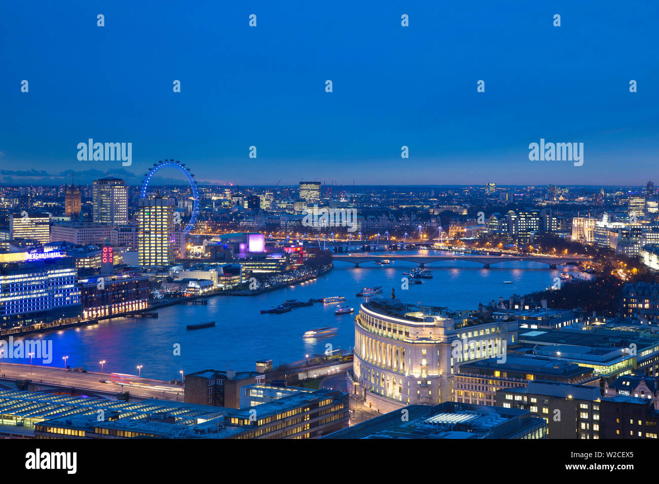 River Thames, London, England Stock Photo