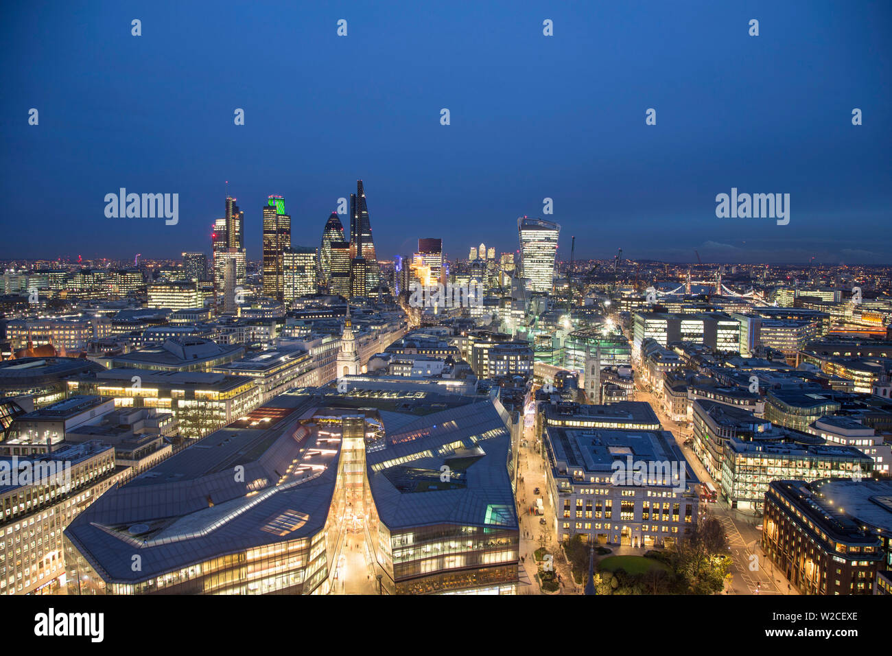 City of London skyline, London, England Stock Photo