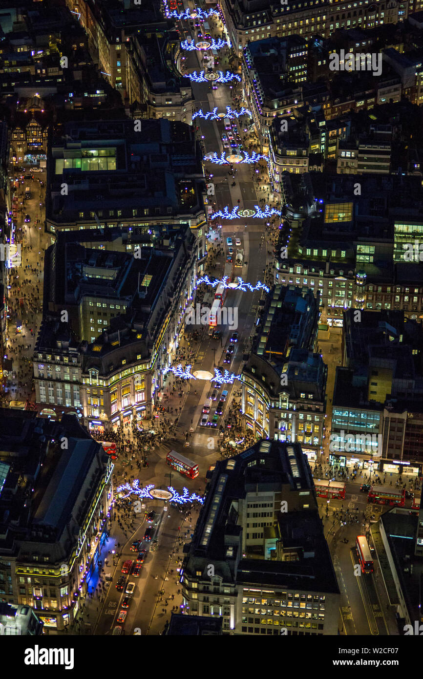 London aerial regents street hi-res stock photography and images - Alamy