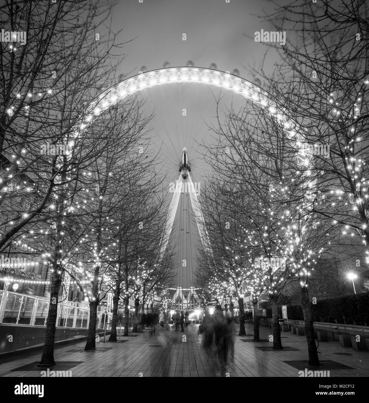 London Eye (Millennium Wheel), South Bank, London, England Stock Photo