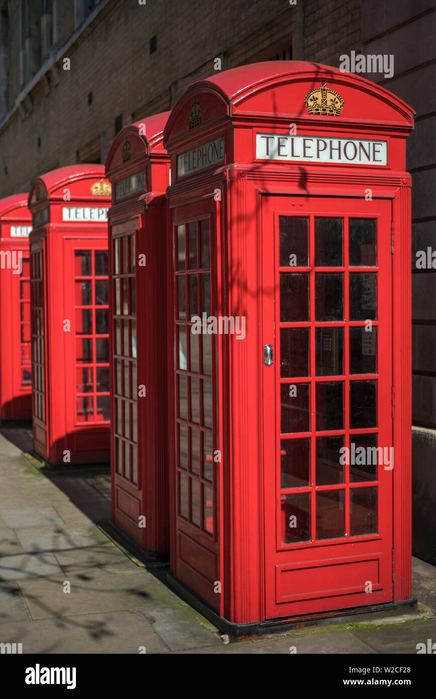 UK, England, London, Covent Garden, Telephone Boxes Stock Photo Alamy