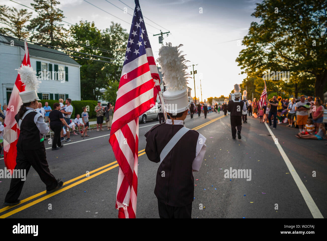 USA, Massachusetts, Cape Ann, Gloucester, Fourth of July Parade, US