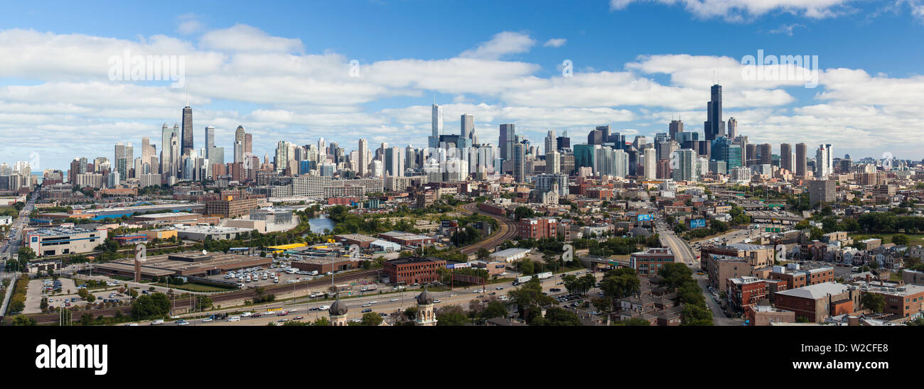 USA, Illinois, Chicago, City skyline Stock Photo