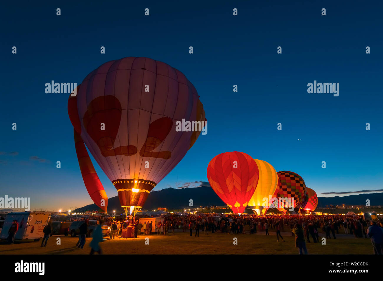 USA, New Mexico, Albuquerque, Albuquerque International Balloon Fiesta Stock Photo