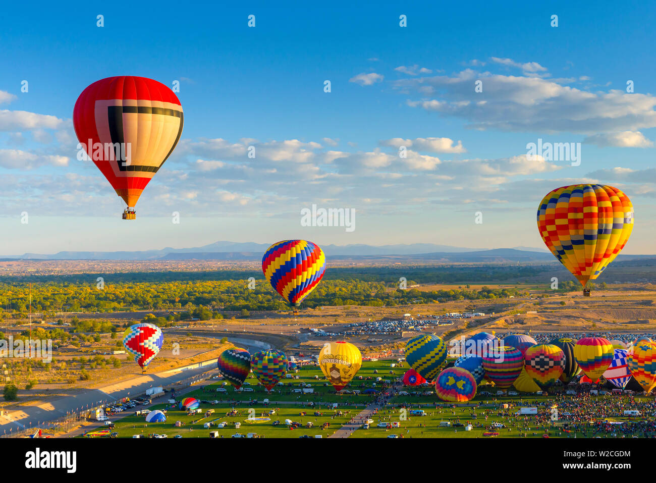 USA, New Mexico, Albuquerque, Albuquerque International Balloon Fiesta Stock Photo