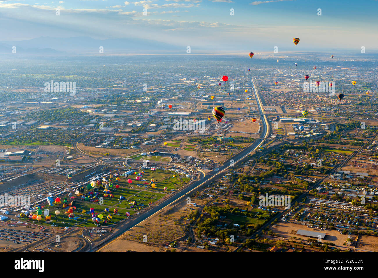 USA, New Mexico, Albuquerque, Albuquerque International Balloon Fiesta Stock Photo