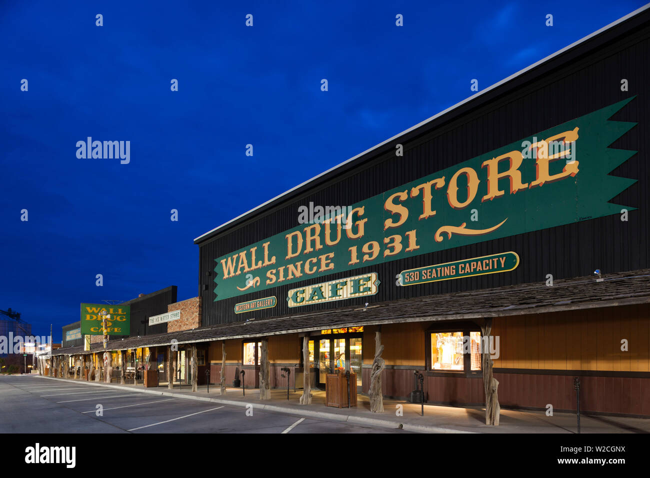 USA, South Dakota, Wall, Wall Drug Store Stock Photo