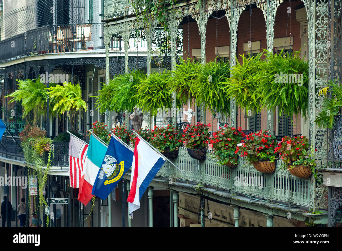 Louisiana, New Orleans, French Quarter, Royal Street Stock Photo