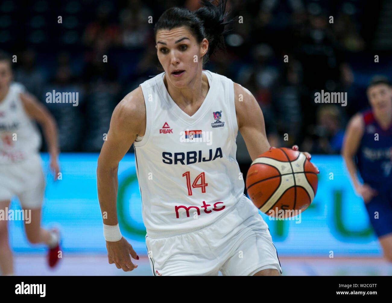 Dragana Stankovic of SRB drives to the basket Stock Photo - Alamy