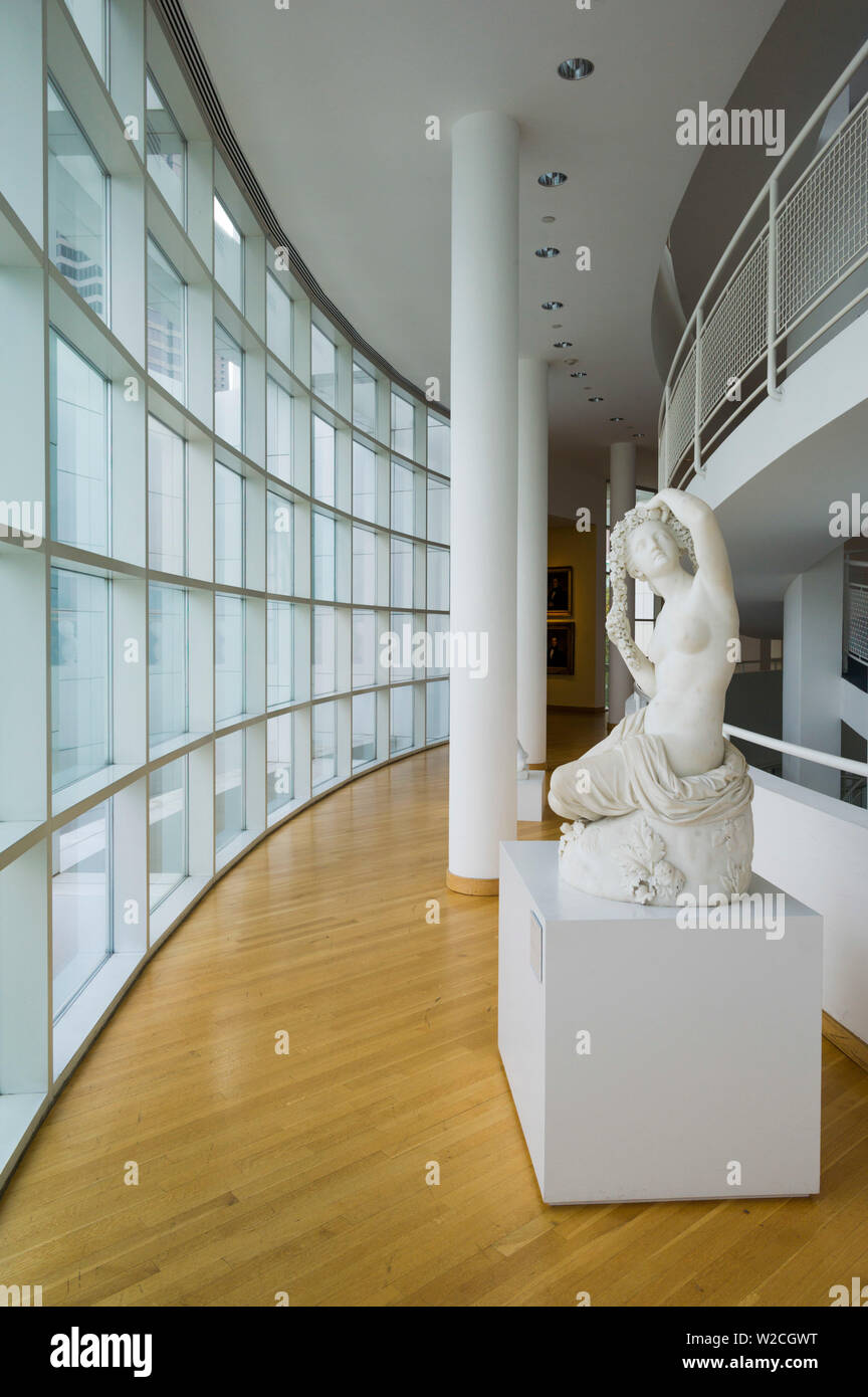 USA, Georgia, Atlanta, The High Museum of Art, atrium of the new wing designed by Renzo Piano, sculpture by Chauncey Bradley Ives, Flora, 1852 Stock Photo