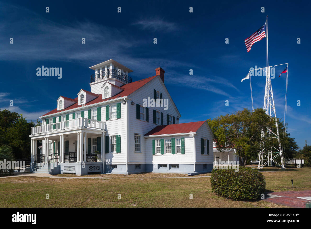 USA, St. Simons Island, Maritime Museum at the Historic Coast