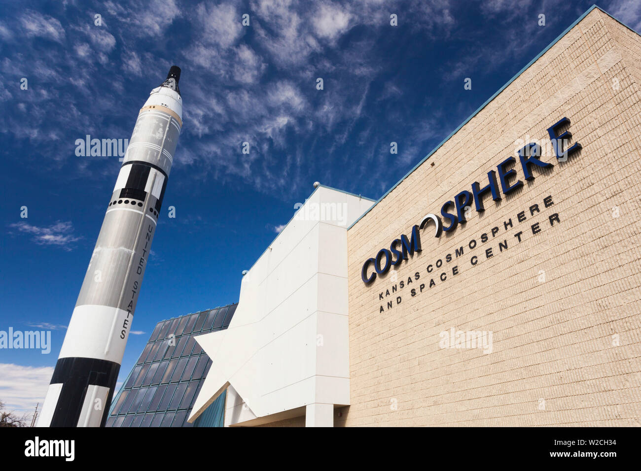 USA, Kansas, Hutchinson, Kansas Cosmosphere and Space Center Stock
