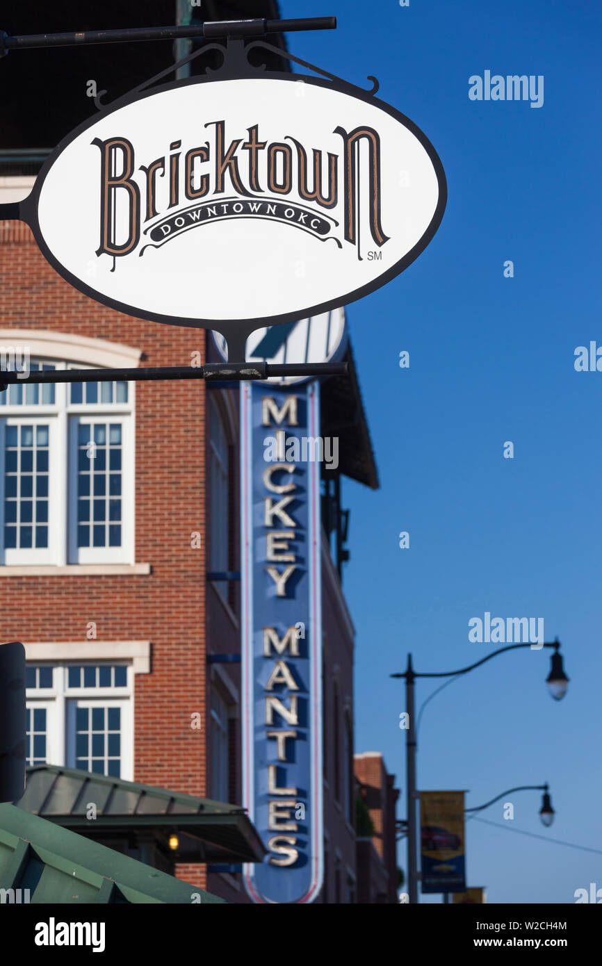 Oklahoma city bricktown hires stock photography and images Alamy