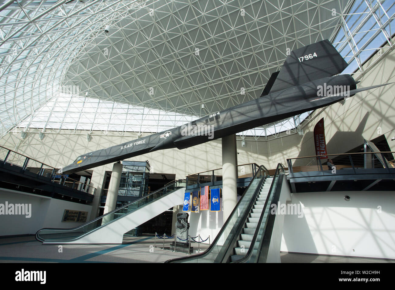 USA, Nebraska, Ashland, Strategic Air & Space Museum, SR-71 aircraft ...