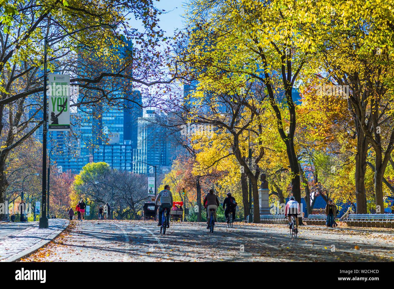 USA, New York, New York City, Central Park, autumn Stock Photo