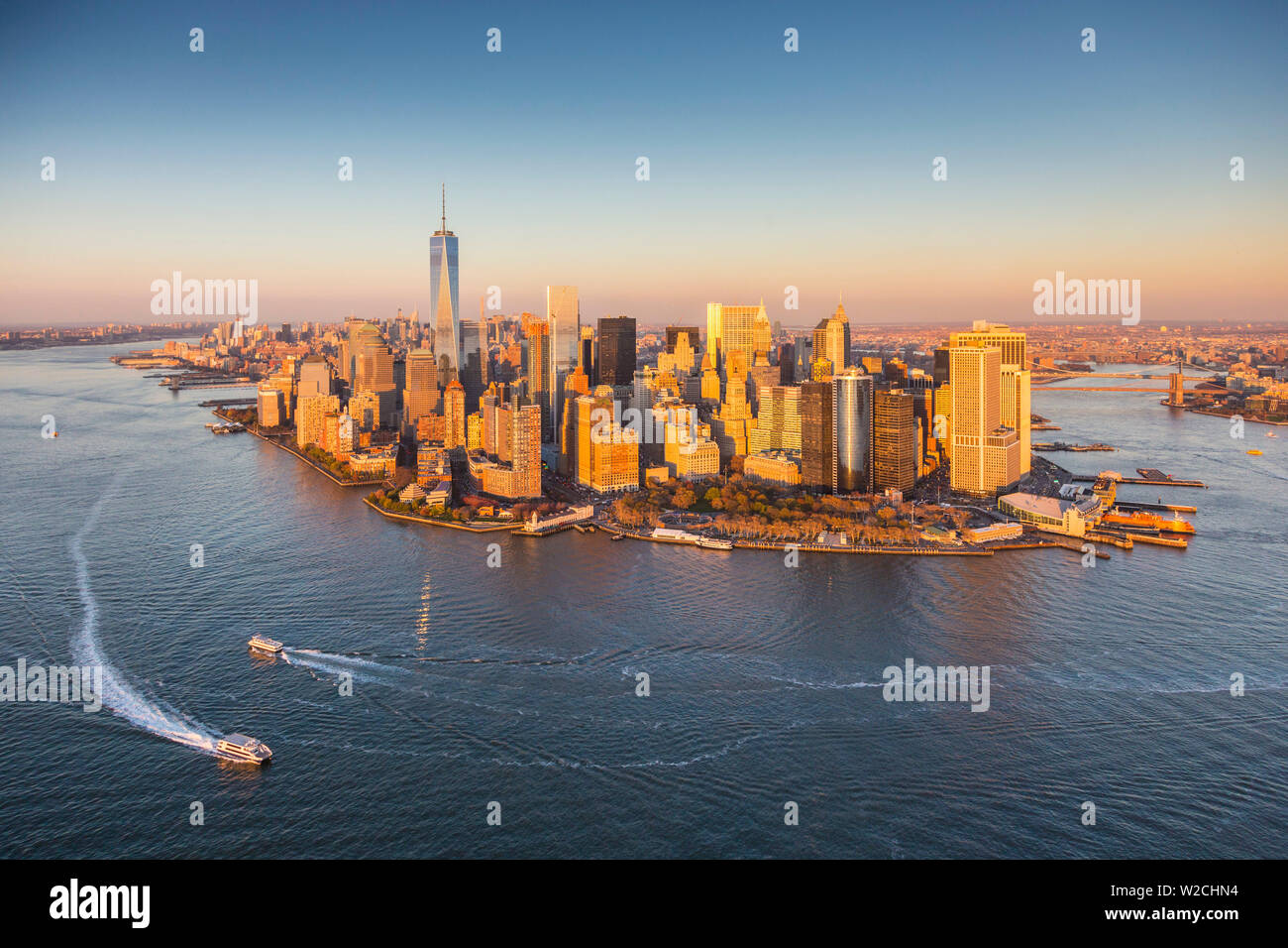 Lower manhattan aerial hi-res stock photography and images - Alamy