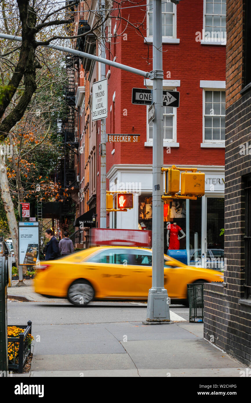 Bleeker Street, Greenwich Village, Manhattan, New York City, New York ...