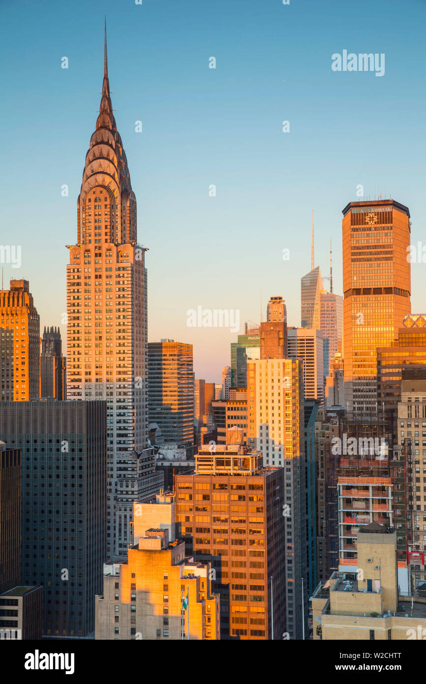 Chrysler Building, Manhattan, New York City, New York, USA Stock Photo