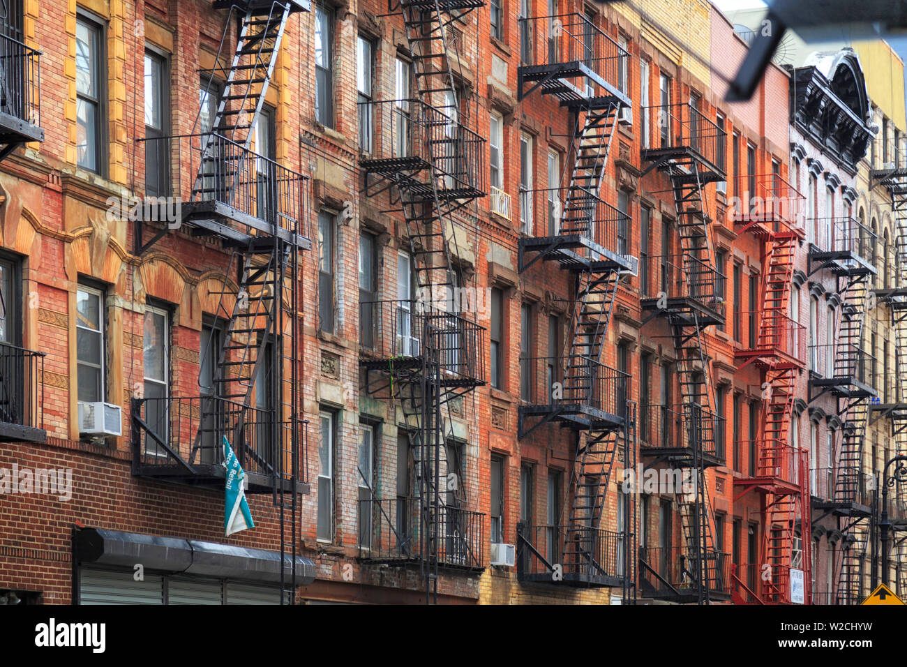 USA, New York City, Manhattan, Lower East Side Stock Photo