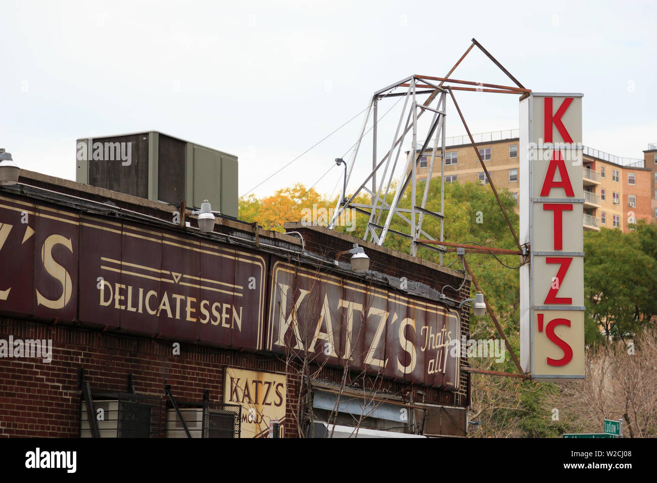 USA, New York City, Manhattan, Lower East Side, Katz Deli Stock Photo