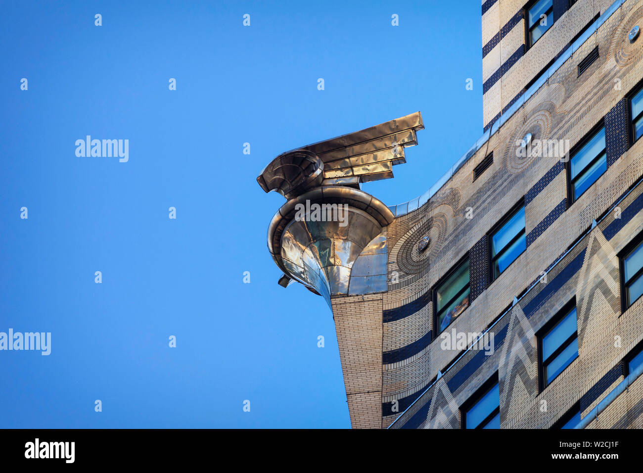 USA, New York, New York City, Manhattan, Chrysler Building Stock Photo