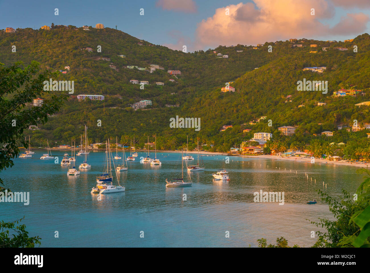 Caribbean, British Virgin Islands, Tortola, Cane Garden Bay Stock Photo