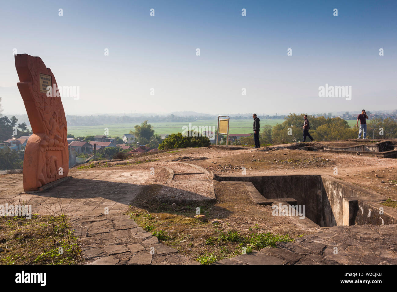 Vietnam, Dien Bien Phu, A1 Hill, Eliane, battle site of the final Vietnamese military victory over the French in 1954, French underground bunker Stock Photo