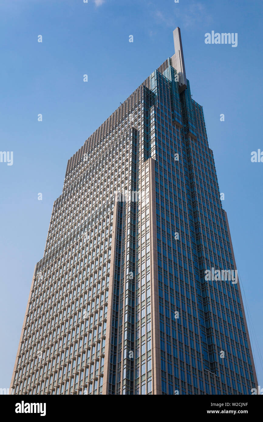 Vietnam, Ho Chi Minh City, Vietcombank Tower, built 2015 in Me Linh Square Stock Photo