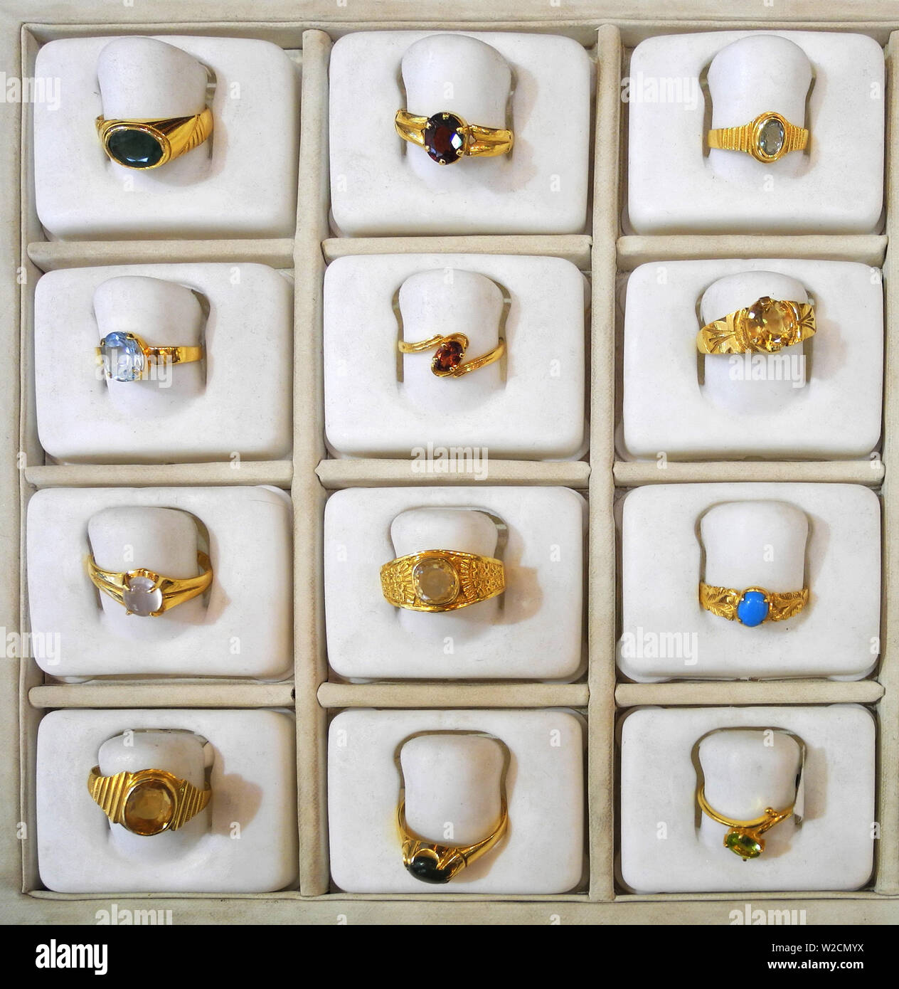 Ring jewelry in Kerala Kochi Stock Photo