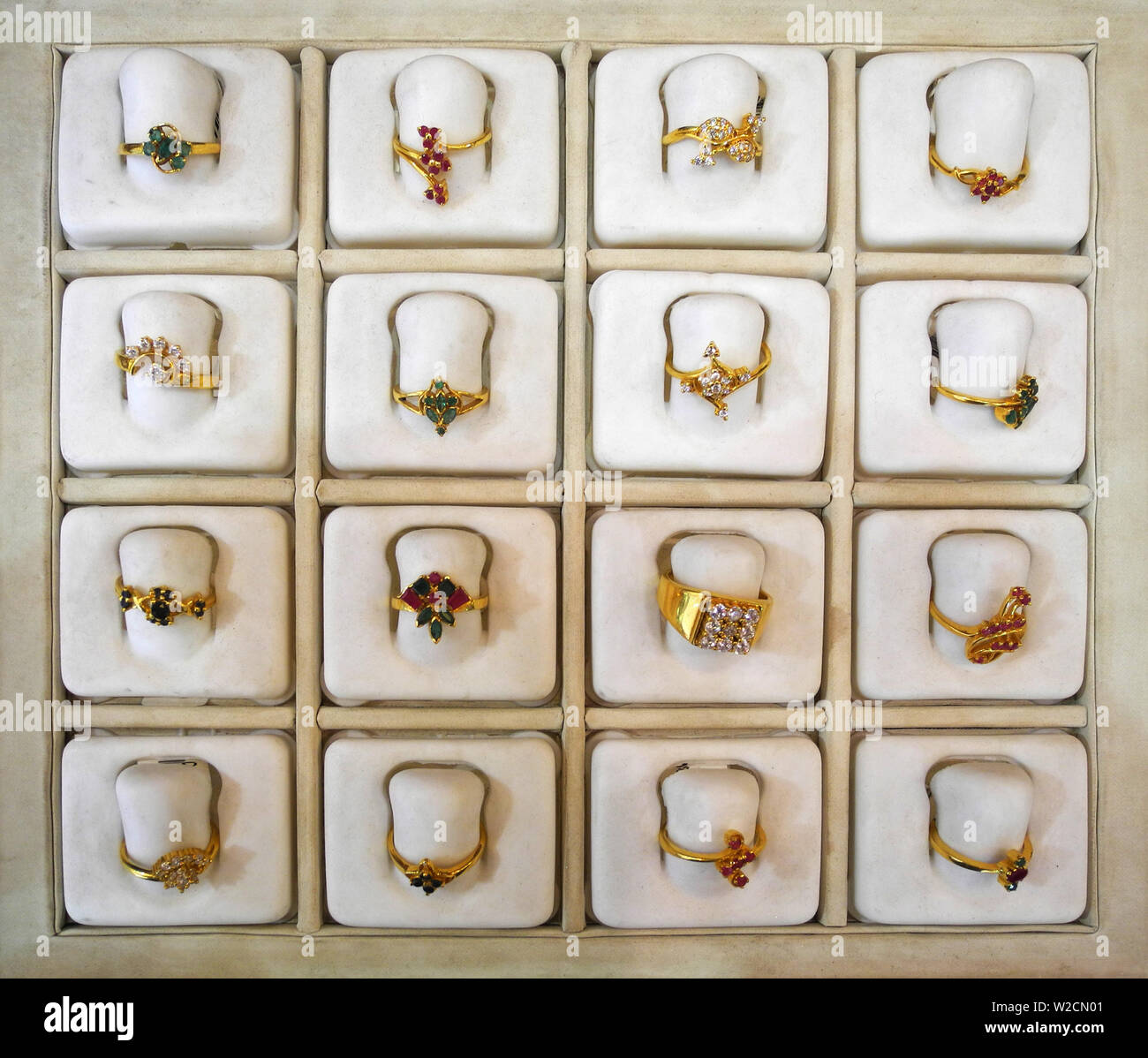 Jewelry in Kerala Kochi Stock Photo