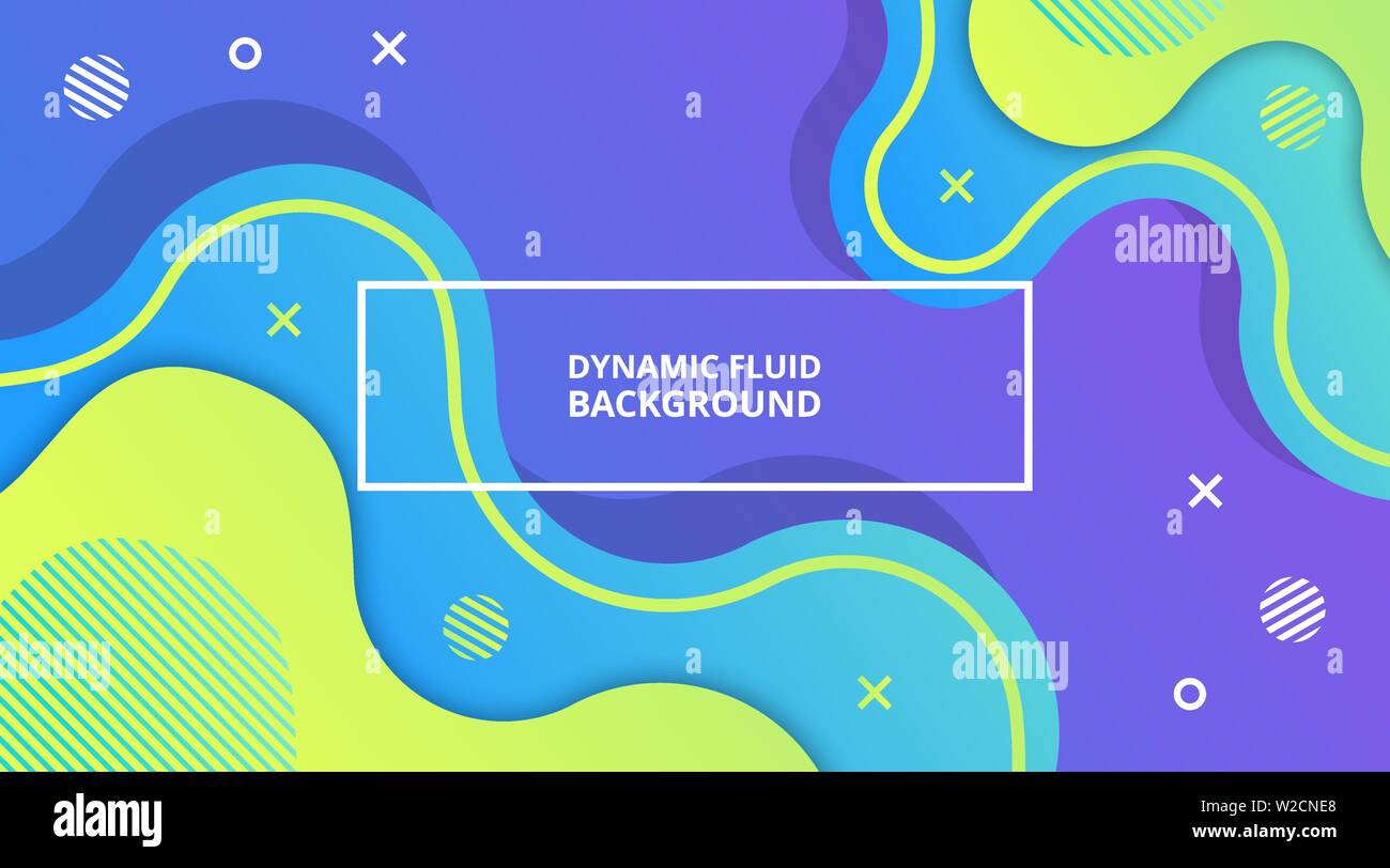 Dynamic Fluid Gradient Background Liquid Shape Composition, for ...