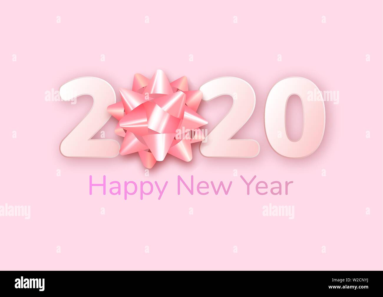 2019 Happy New Year background. Vector illustration Stock Vector
