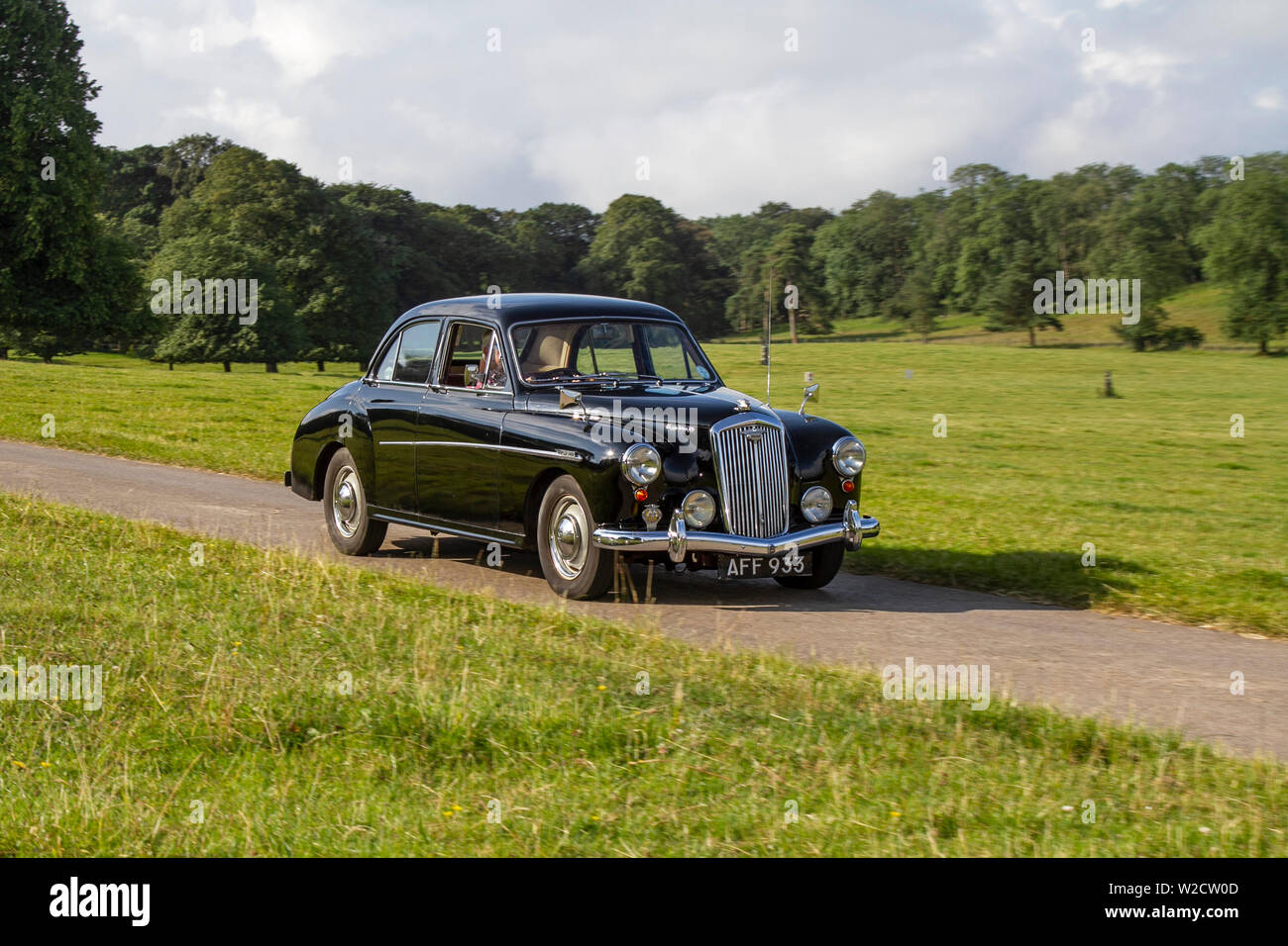 AFF933 1956 black Wolseley 15/50 Classic Car Rally Sunday 7th July