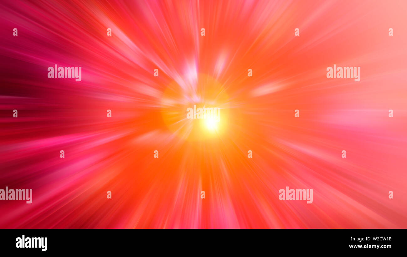 Radial blurred abstract color background light colors red, pink, yellow.  Web banner. Festive background Stock Photo - Alamy