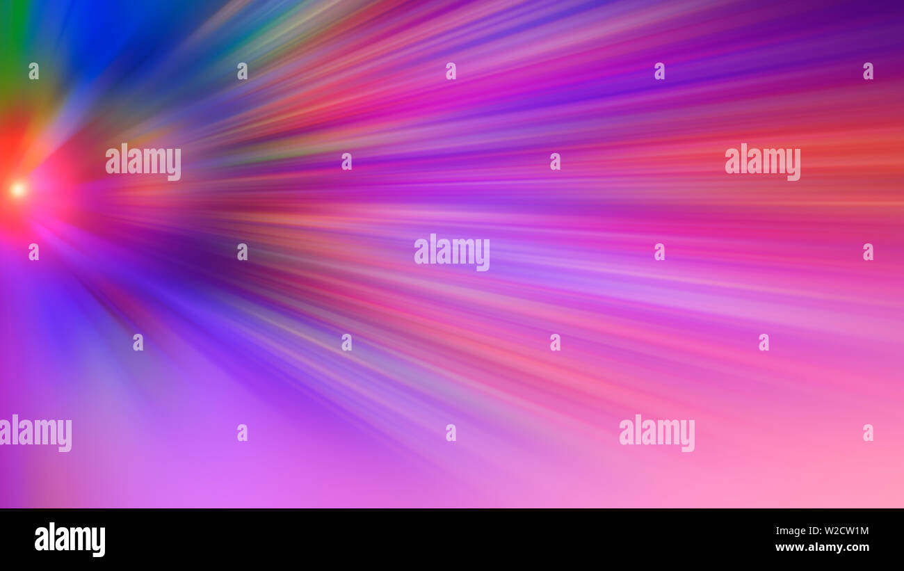 Radial blurred abstract color background light colors red, pink, orange,  blue, green, purple. Web banner. Festive background Stock Photo - Alamy