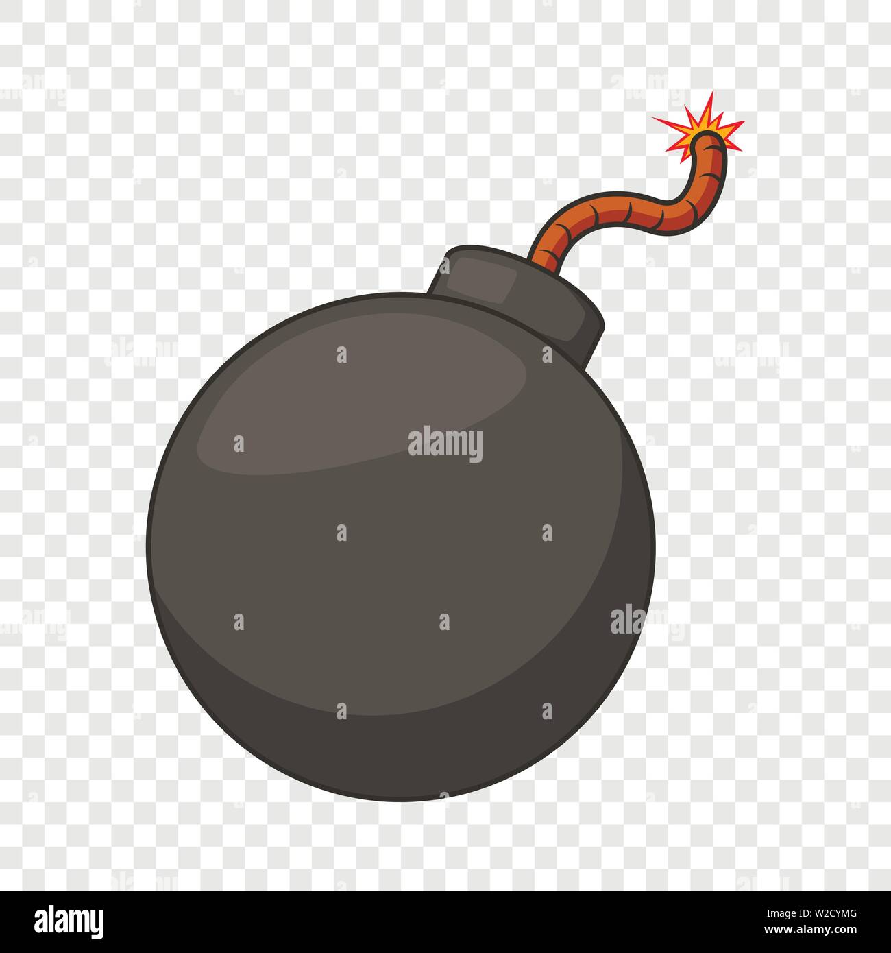 Retro bomb icon, cartoon style Stock Vector Image & Art - Alamy