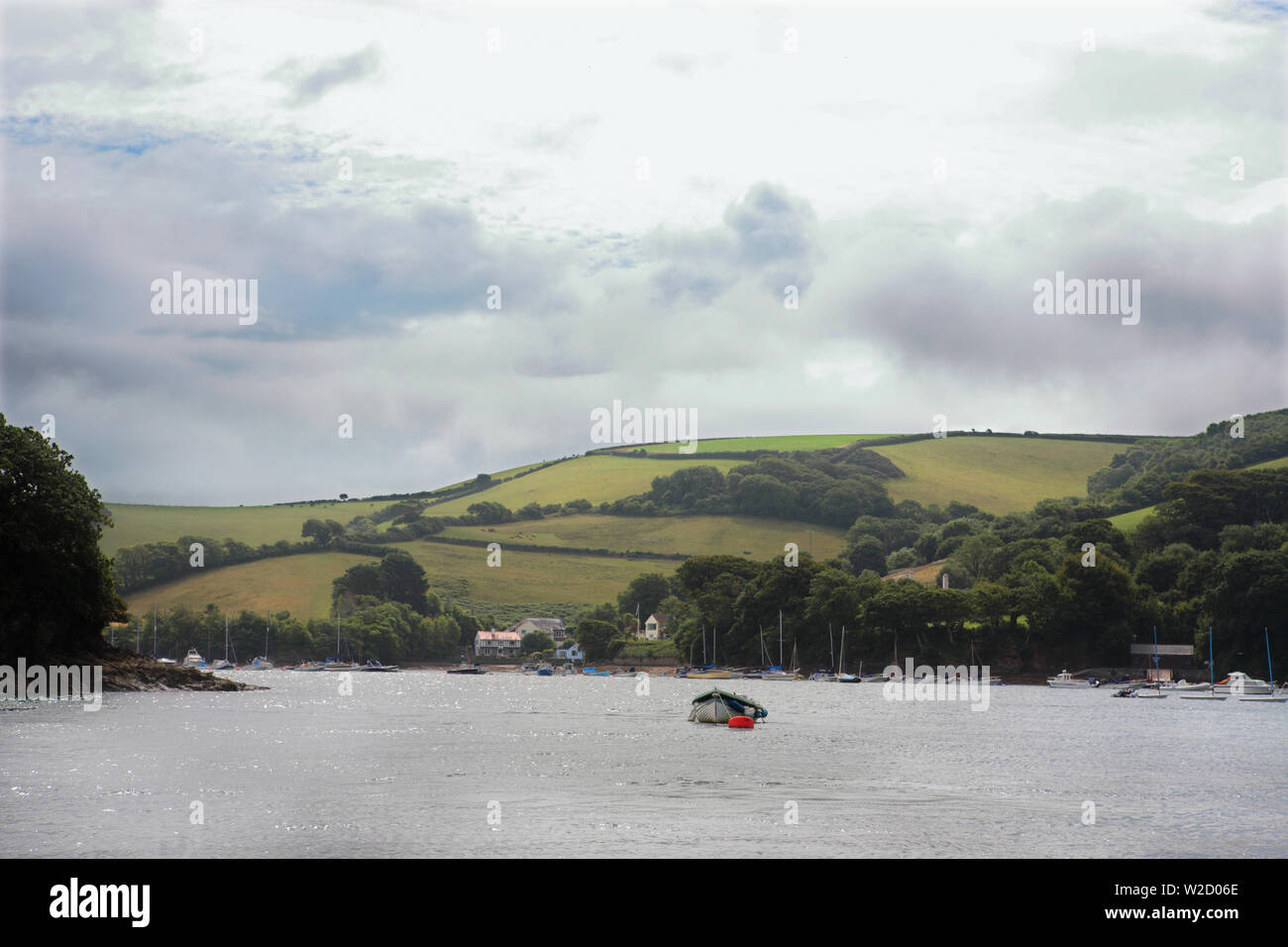 Southpool Creek in Salcombe Harbour from off Scoble Point, Salcombe ...